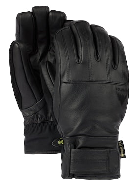 BURTON Gore-Tex Gondy Leather gloves - Mens - True Black