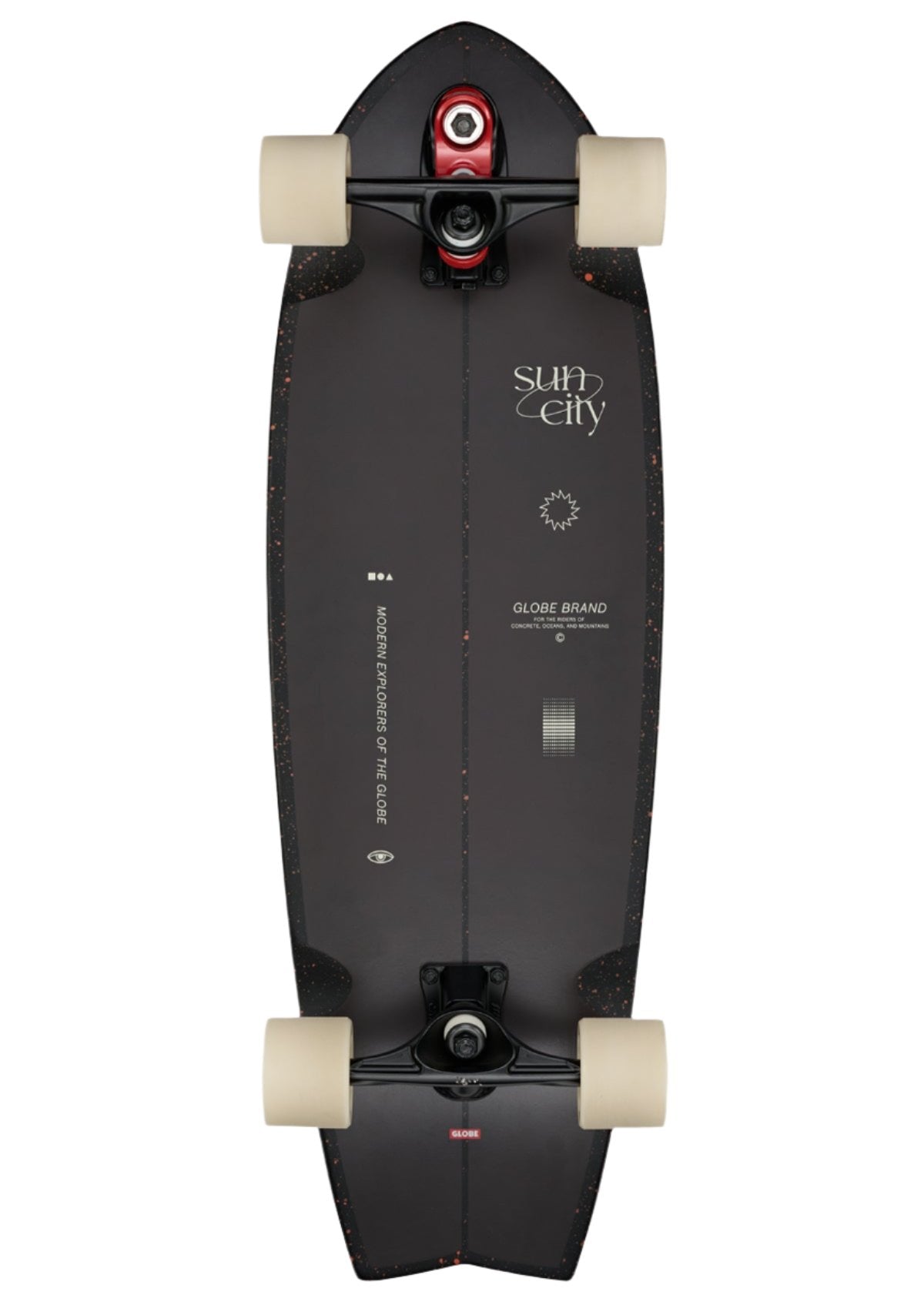 GLOBE Sun City 2 surf skate - Astro Red - 30in