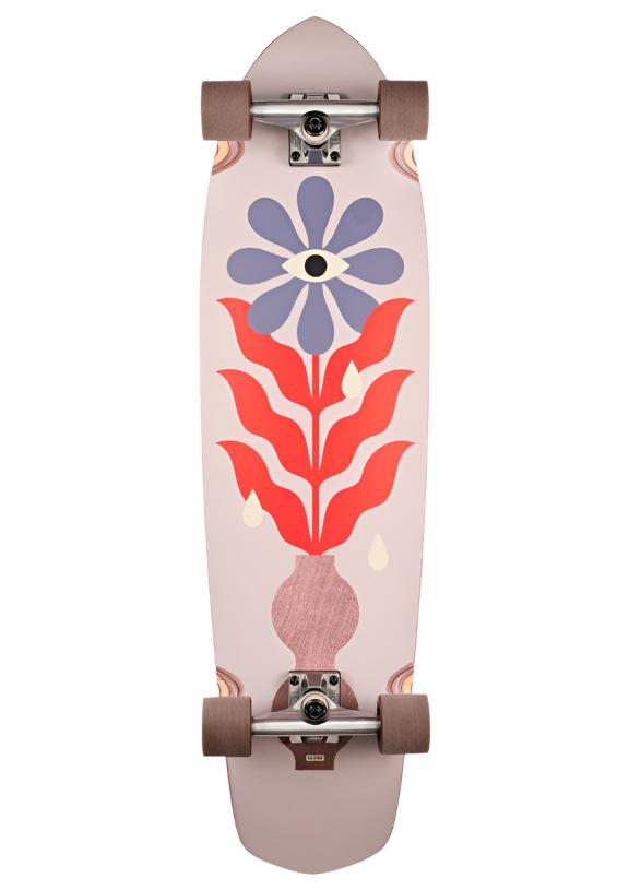 Planche De Skate Globe Blazer XL 36 Noir Et Orange - Cruiser Longboard Parfait Pour Débuter