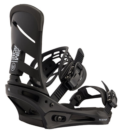 BURTON Mission Re:Flex snowboard bindings - Black