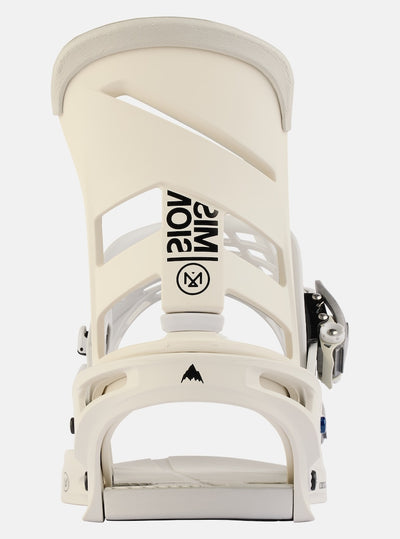 BURTON Mission snowboard bindings - Stout White