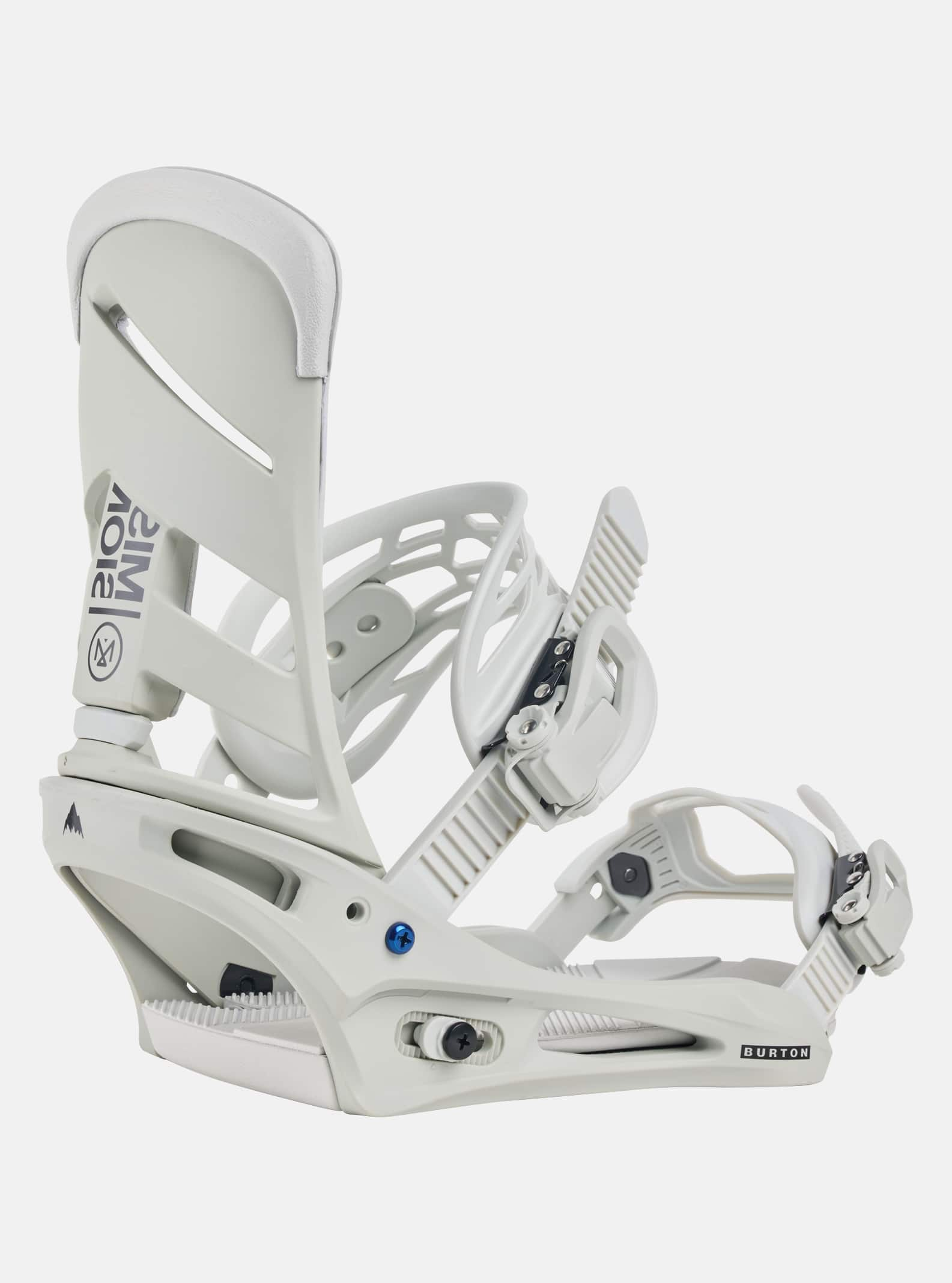 BURTON Mission Grey Cloud snowboard bindings - Mens