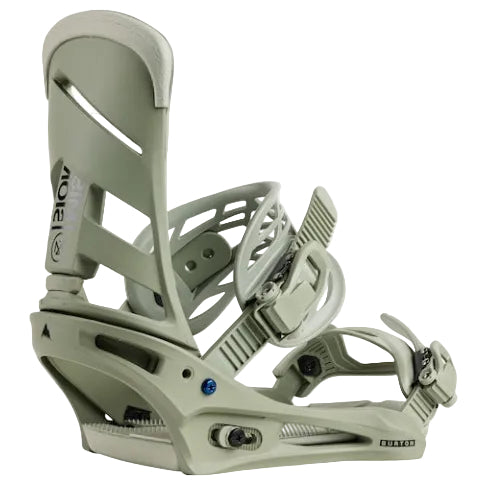 BURTON Mission Re:Flex snowboard bindings - Mens - Talc Green