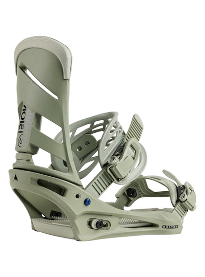 BURTON Mission Re:Flex snowboard bindings - Mens - Talc Green
