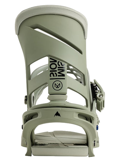 BURTON Mission Re:Flex snowboard bindings - Mens - Talc Green