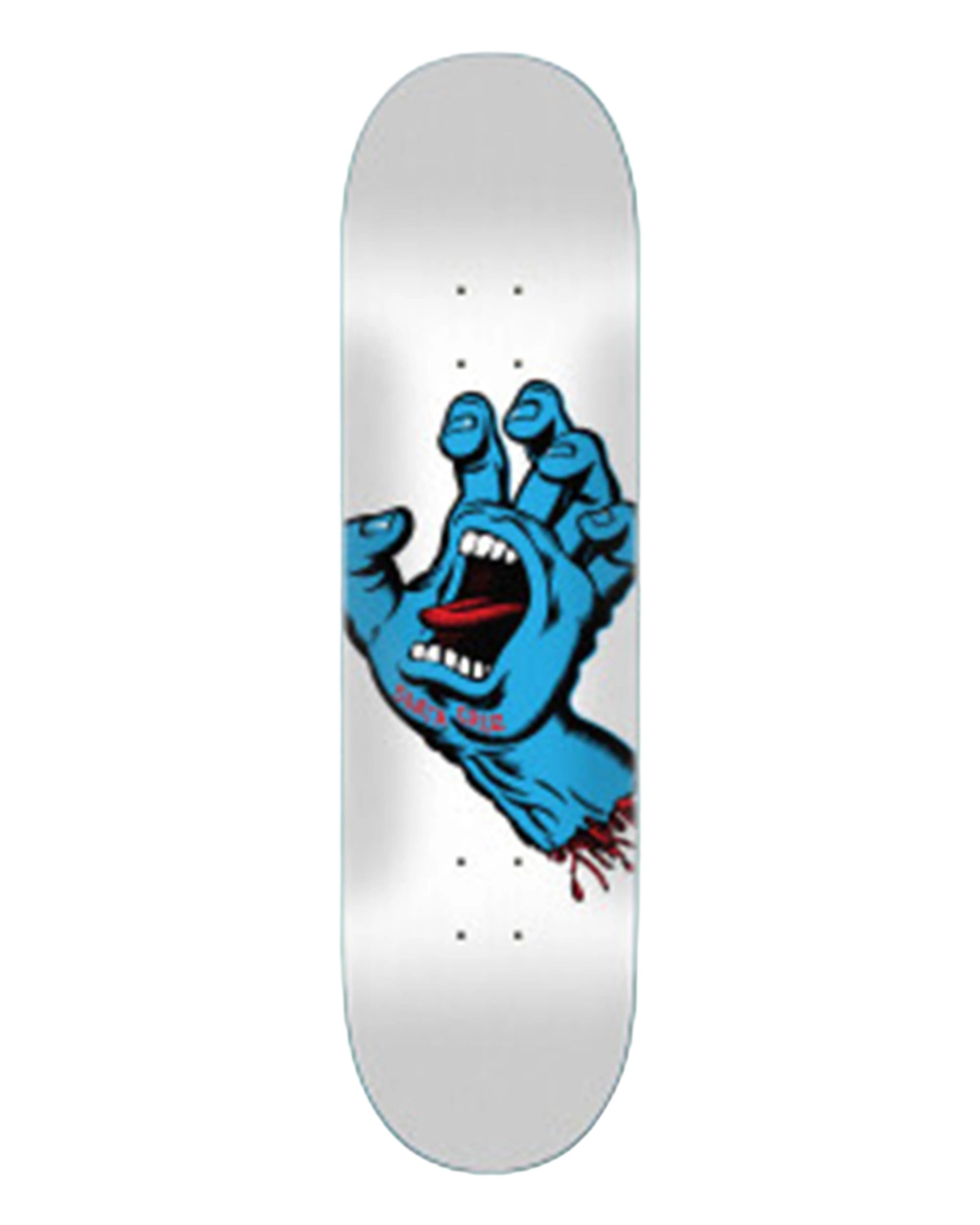 SANTA CRUZ Screaming Hand skateboard deck - White - 8.25