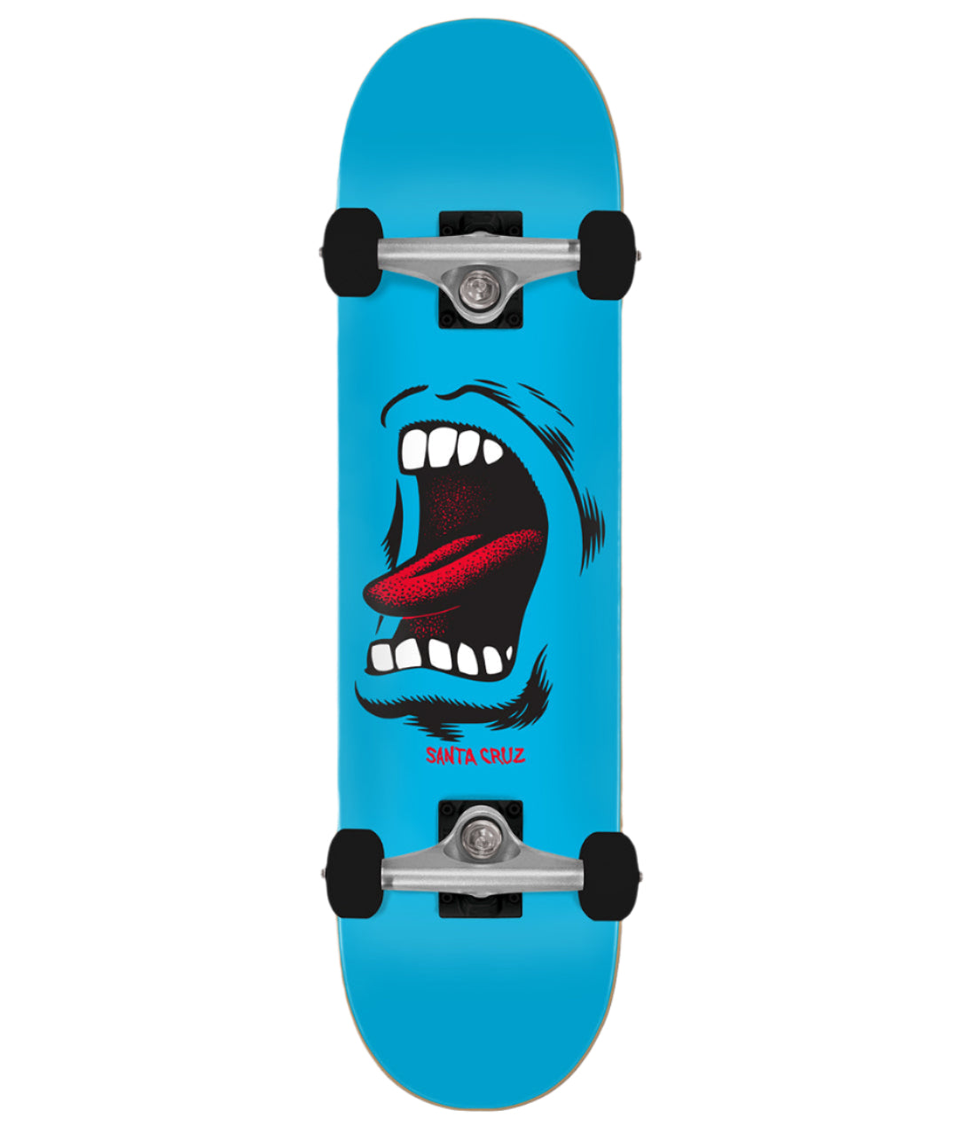 SANTA CRUZ Screaming Mouth skateboard - Blue - 8.0