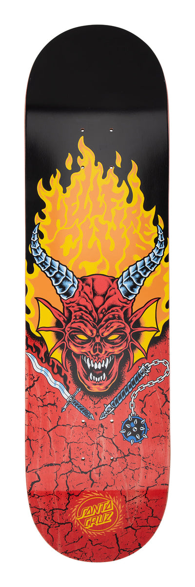SANTA CRUZ x Stranger Things Hellfire Club skateboard deck - 8.25