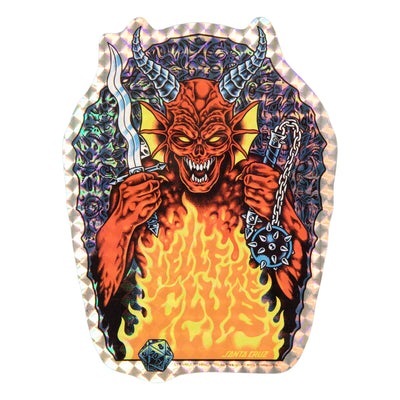 SANTA CRUZ x Stranger Things Hellfire Pit skateboard deck - 10.07