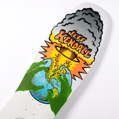 SANTA CRUZ Kendall End Of The World reissue deck - White - 10.0