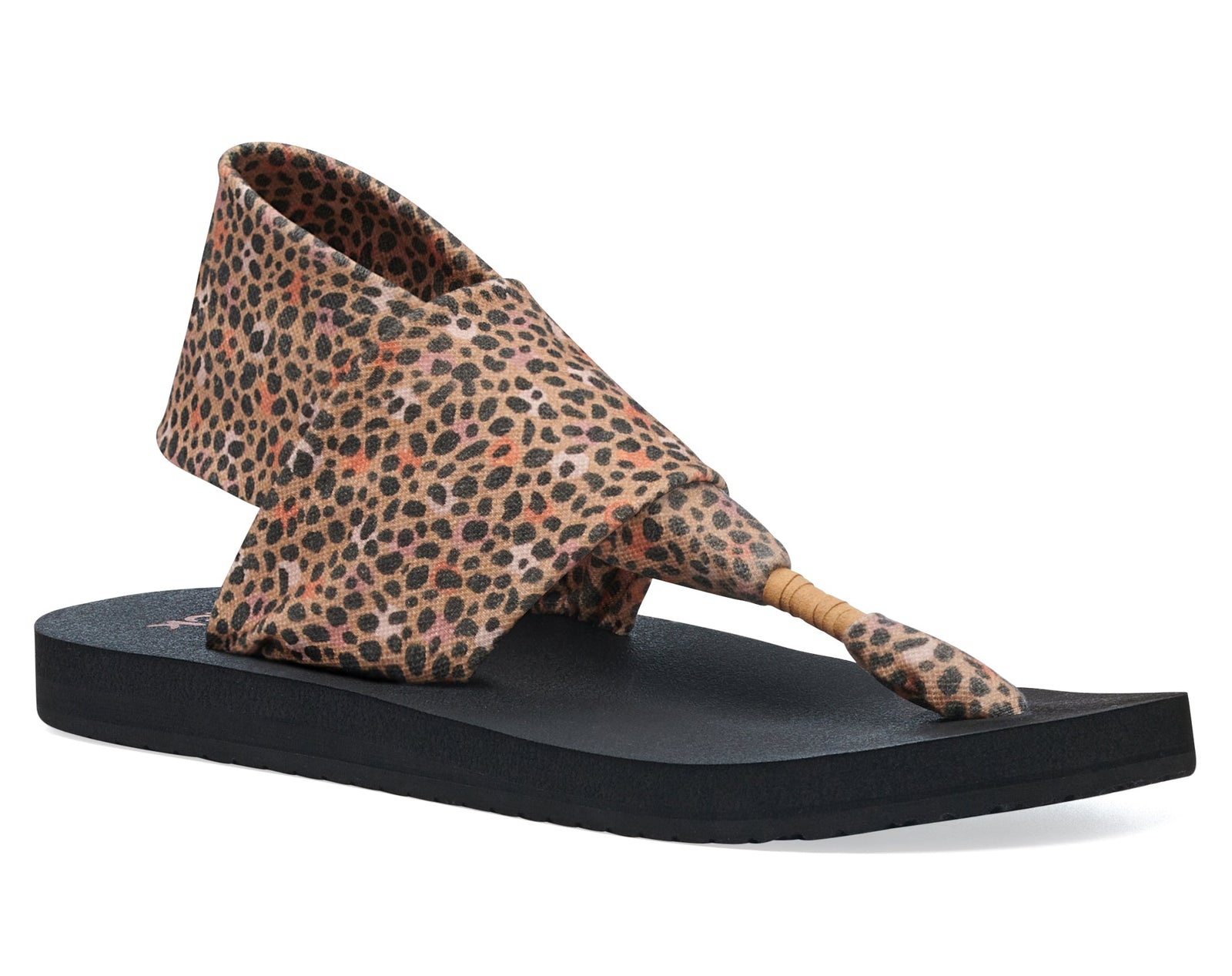 Sanuk Sling ST Cheetah Sandal - Womens Tan