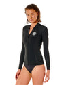 Rip Curl Dawn Patrol Long Sleeve Wetsuit Jacket Womens - Black