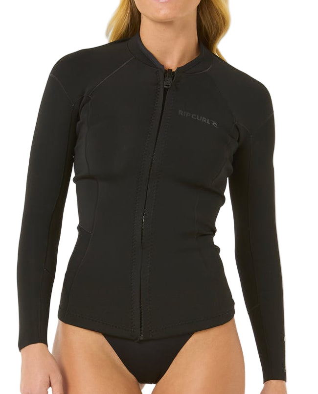 RIP CURL Dawn Patrol LS Jacket 1.5mm - Womens - Black