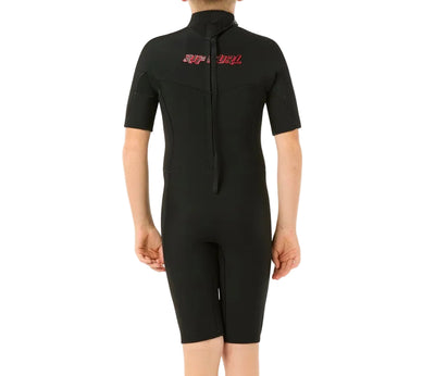 RIP CURL Dawn Patrol SS 2mm BZ Spring Suit - Kids - Black