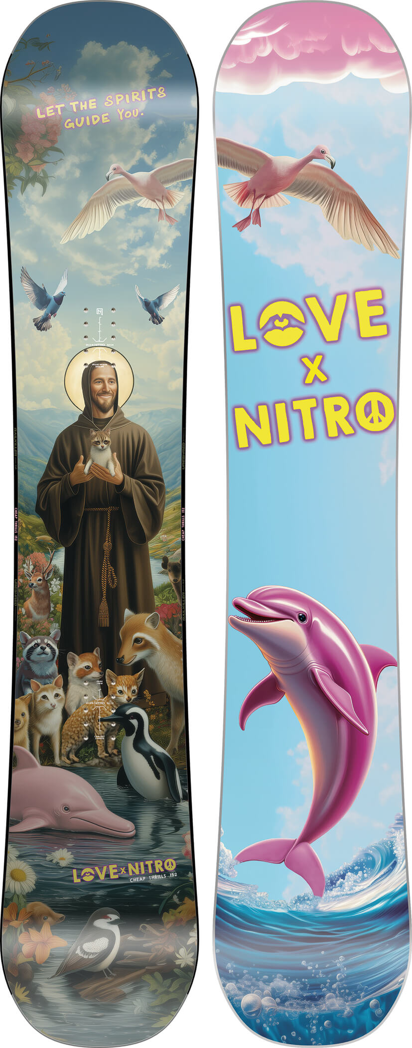 NITRO Cheap Thrills X Love snowboard 2027 - 155