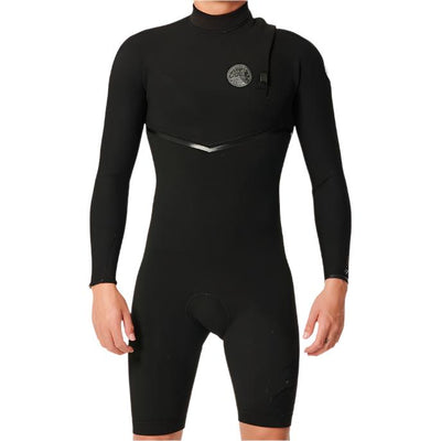 Rip Curl E Bomb Zip Free 22GB Long Sleeve Spring Suit - Mens - Black