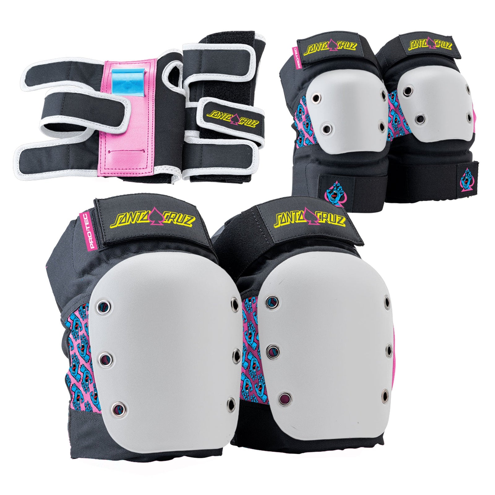PRO-TEC Pro Street JR skateboard pad set - Kids - Santa Cruz