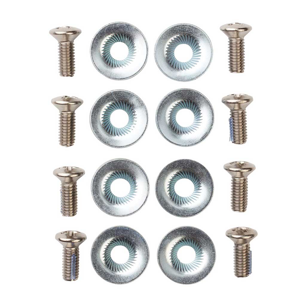BURTON M6 Bolts/Washers binding hardware set - silver