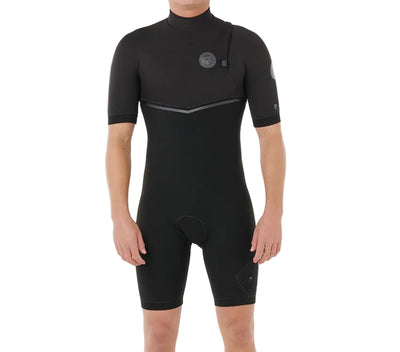RIP CURL E-Bomb 2/2mm Zip Free Spring suit - Mens - Black
