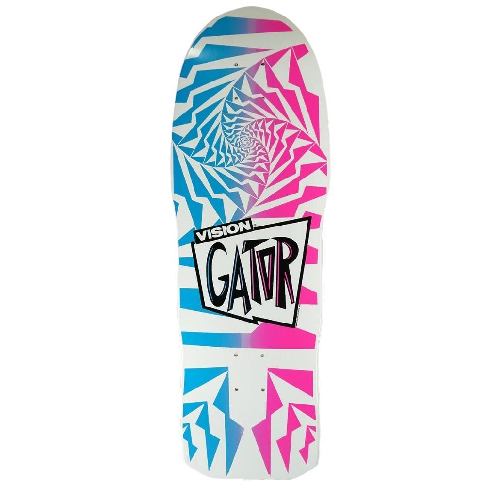VISION Gator ll reissue deck - White/Blue/Pink Fade