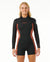 Rip Curl Dawn Patrol Long Sleeve Wetsuit Jacket Womens - Rust