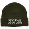 REAL Deeds Emb Beanie - Olive