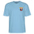 POWELL PERALTA Ripper tee - Light Blue