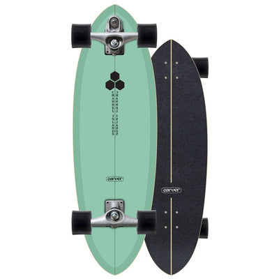 CARVER x Channel Islands C7 Twin Pin Surf Skate - Green