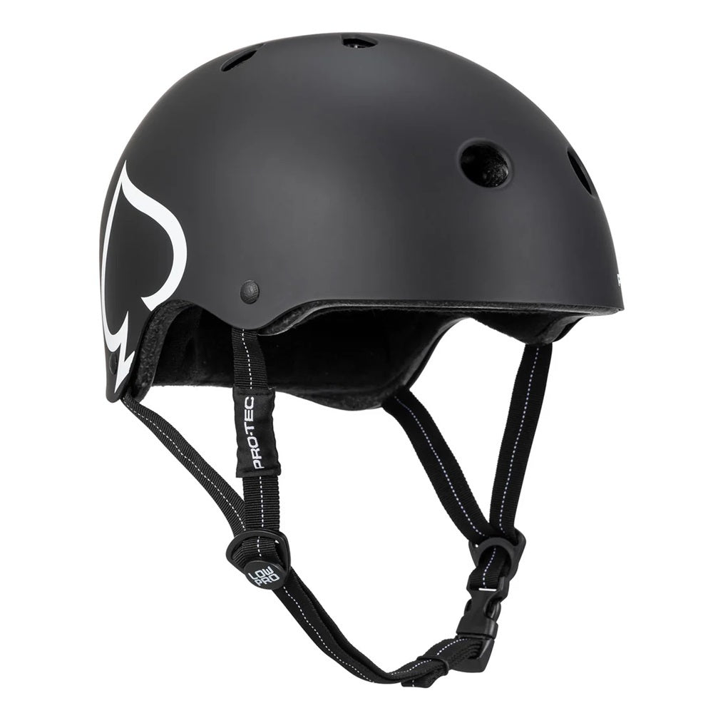 PRO-TEC Low Pro Certified skateboard helmet - Matte Black