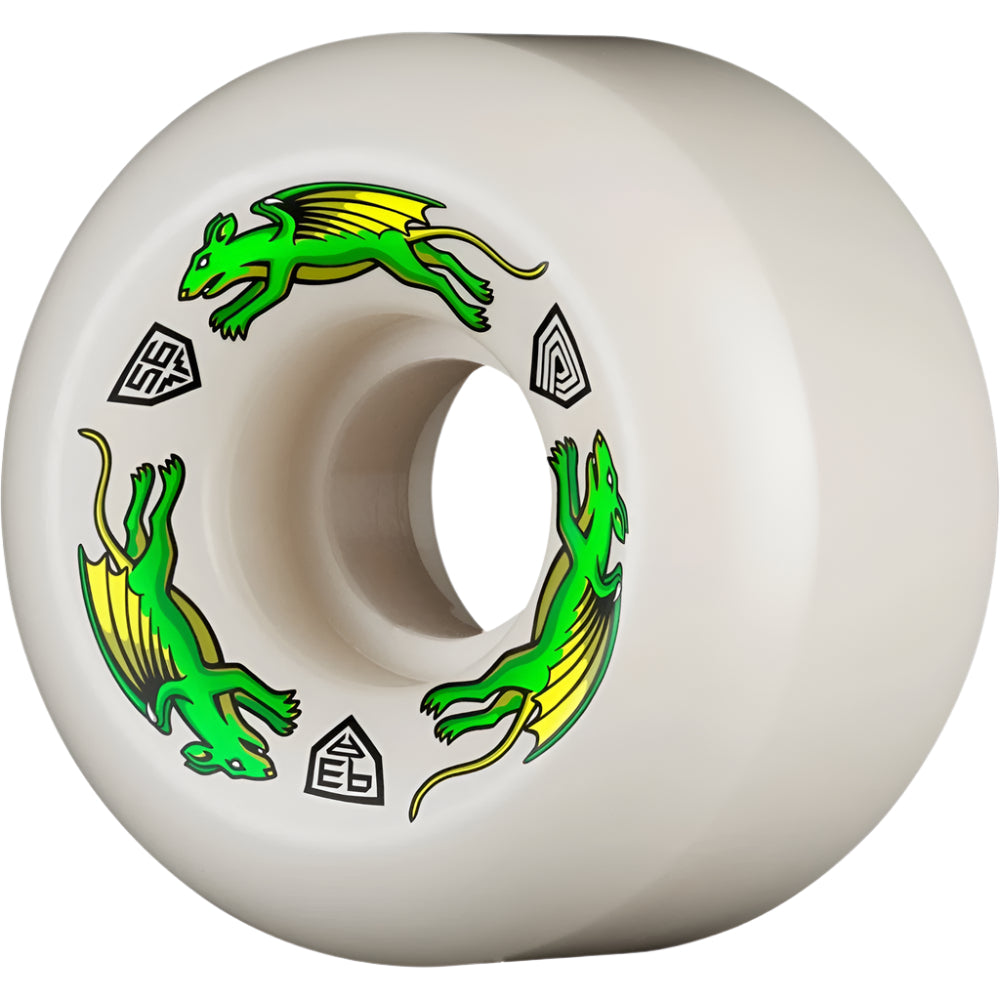 POWELL PERALTA Nano Rat wheels 93A 39W - White - 56mm