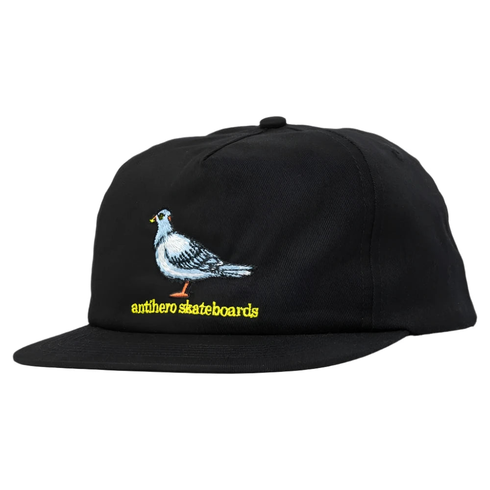 ANTIHERO Lil Pigeon adjustable cap - Black/Yellow