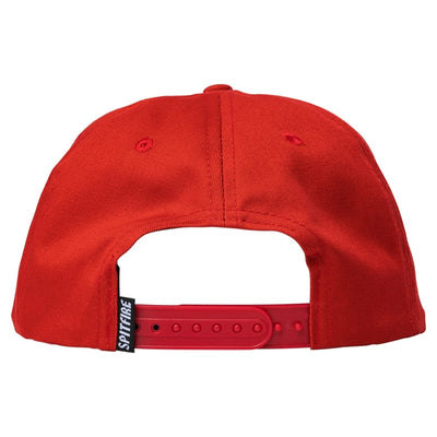 SPITFIRE Old E Arch adjustable cap - Dark Red