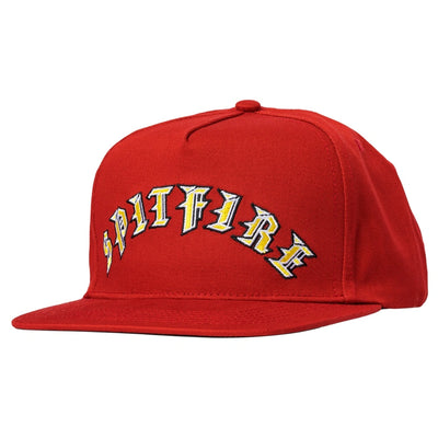 SPITFIRE Old E Arch adjustable cap - Dark Red