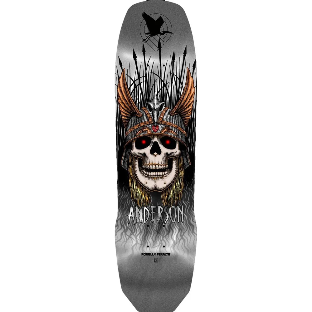 POWELL PERALTA Flight deck - Anderson Heron Skull - Silver Foil - 8.45
