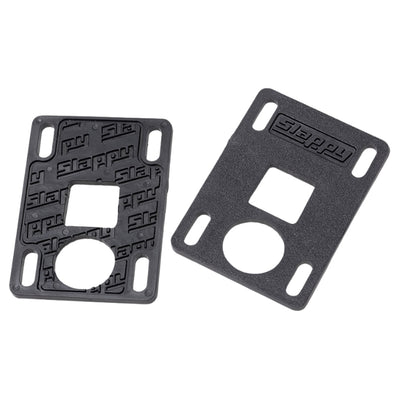 Slappy Slabs 3mm Low SKateboard Risers - Black