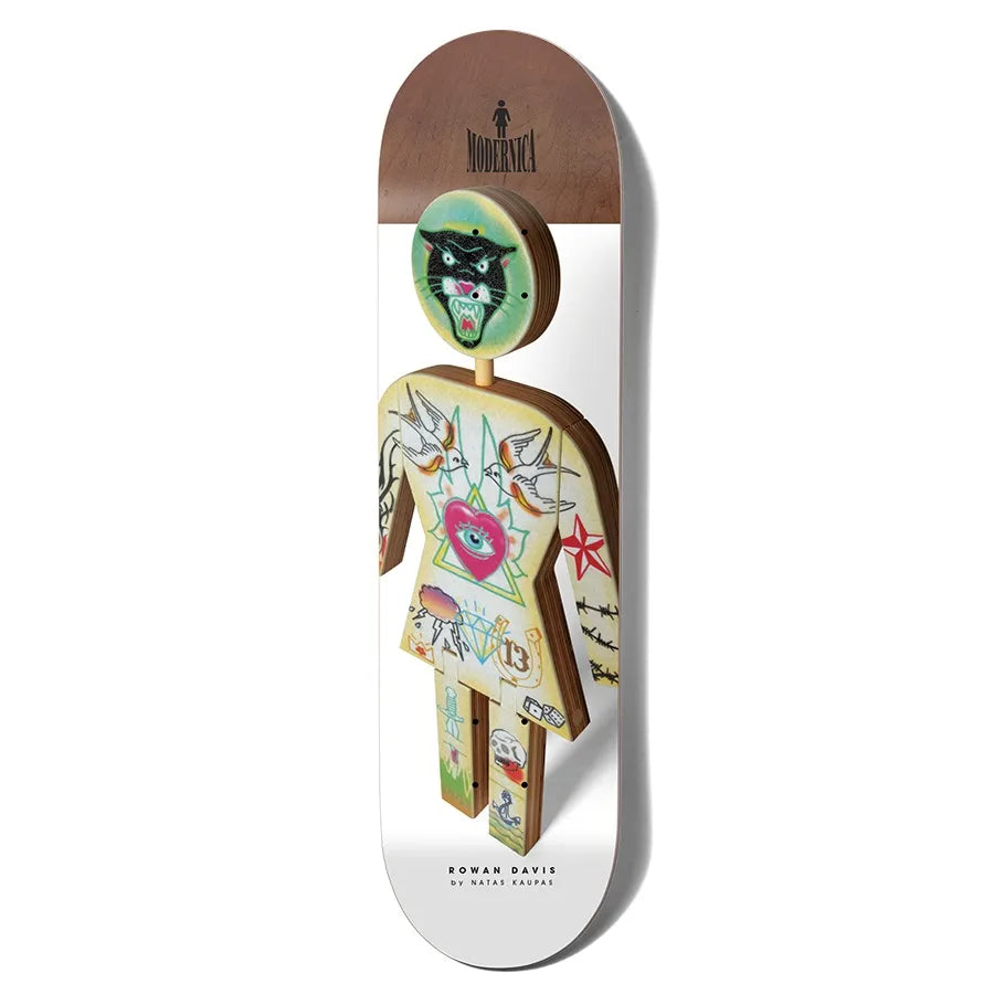 Girl Modernica Collection skateboard deck 8.25 - Rowan Davis