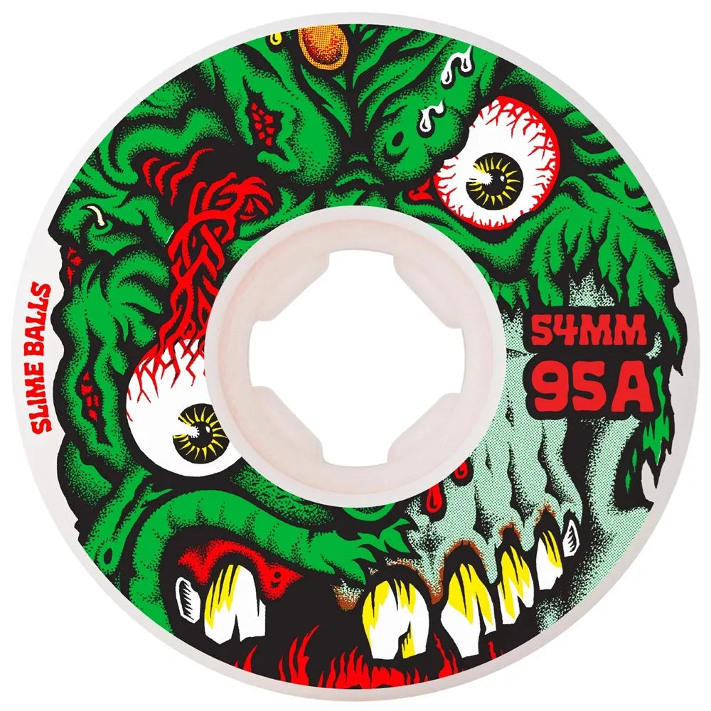SLIME BALLS Roskopp Face Screwballs wheels - White - 54mm