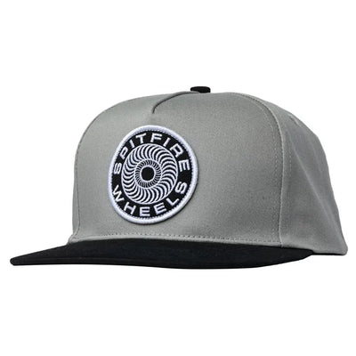 SPITFIRE Classic 87 Swirl Patch adjustable cap - Grey / Black