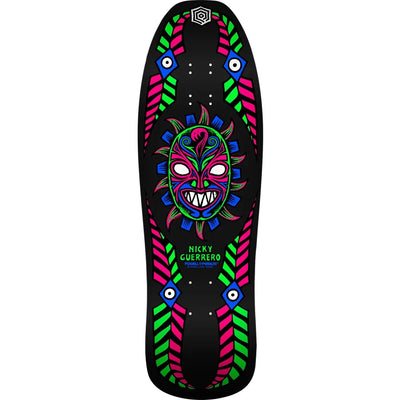 POWELL PERALTA reissue deck - Guerrero Mask - Blacklight
