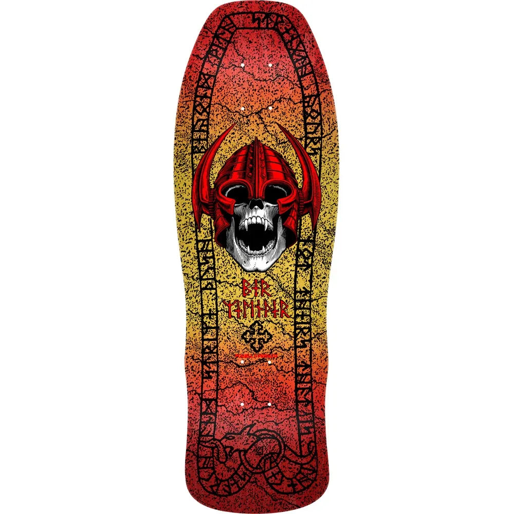 POWELL PERALTA reissue deck - Welinder Nordic Skull - Red / Yellow Fade