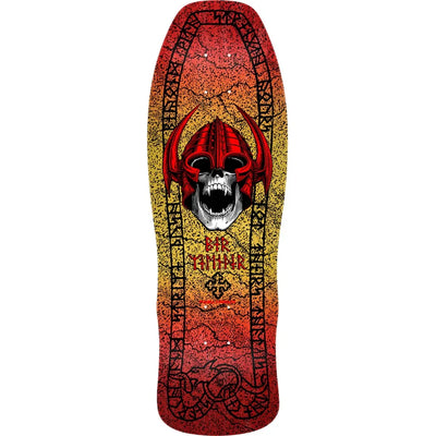 POWELL PERALTA reissue deck - Welinder Nordic Skull - Red / Yellow Fade