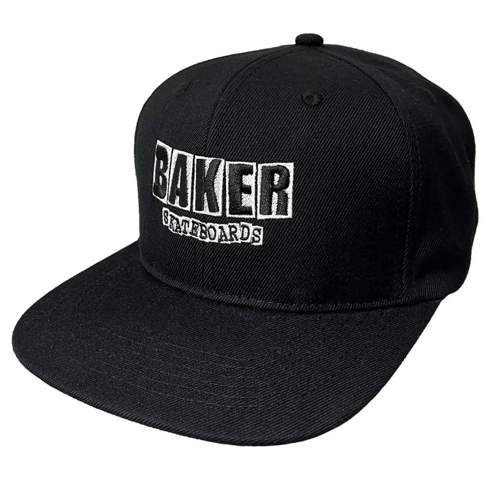 BAKER Classic Logo Snapback Cap - Black