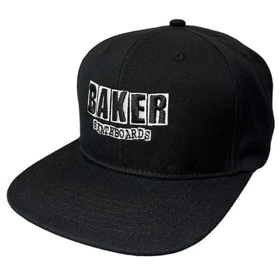 BAKER Classic Logo Snapback Cap - Black