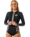 Rip Curl G Bomb 1.5mm L/SL Front Zip Full coverage Spring Suit Womens - Black