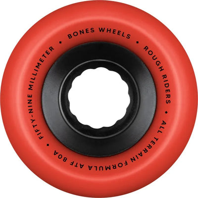 BONES Rough Riders 59mm 80A Wheels - Red