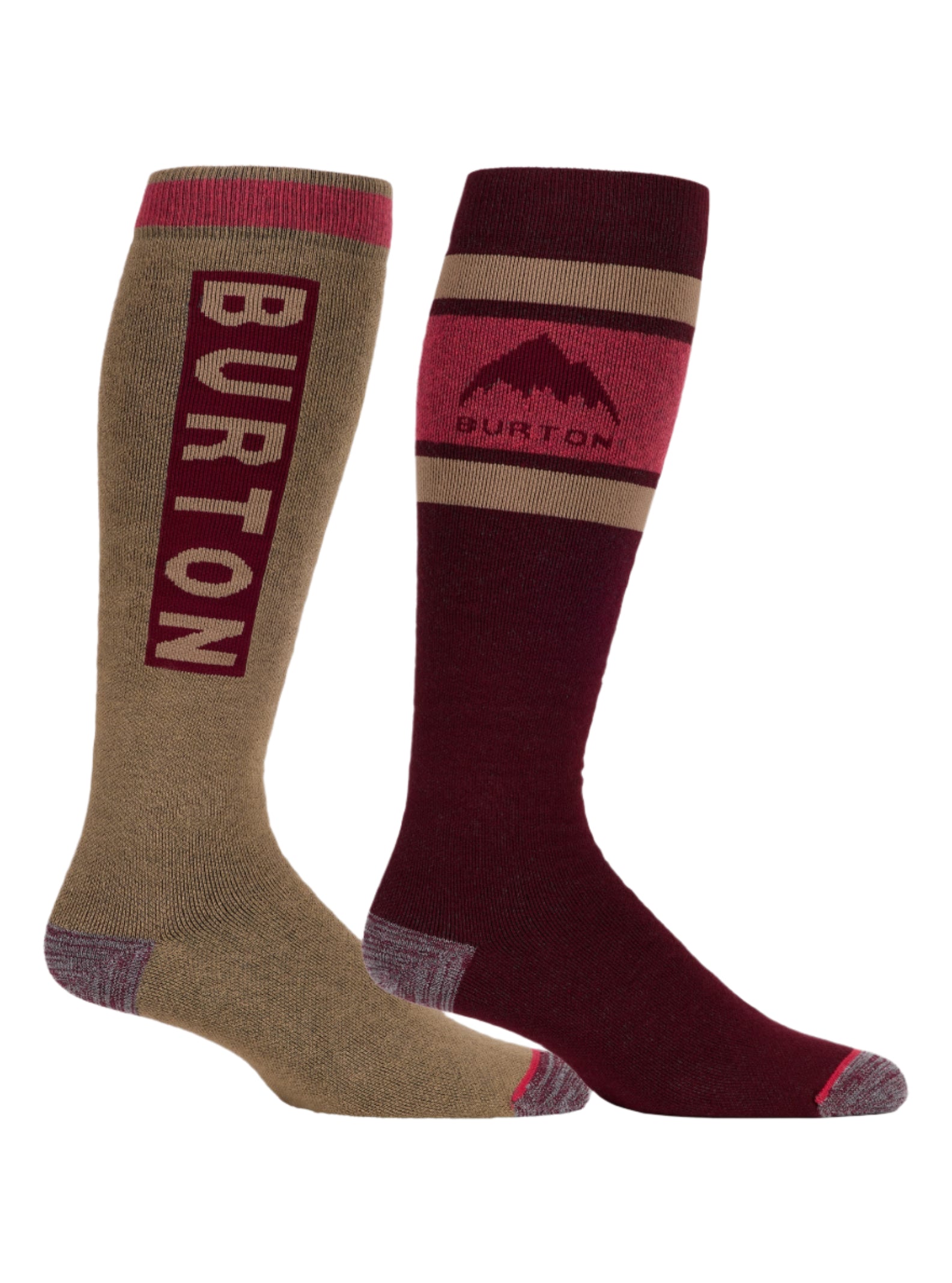 BURTON Weekend Midweight socks 2-pack - Mens - Deep Red