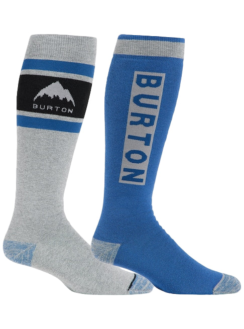 BURTON Weekend Midweight socks 2-pack - Mens - Gray Cloud