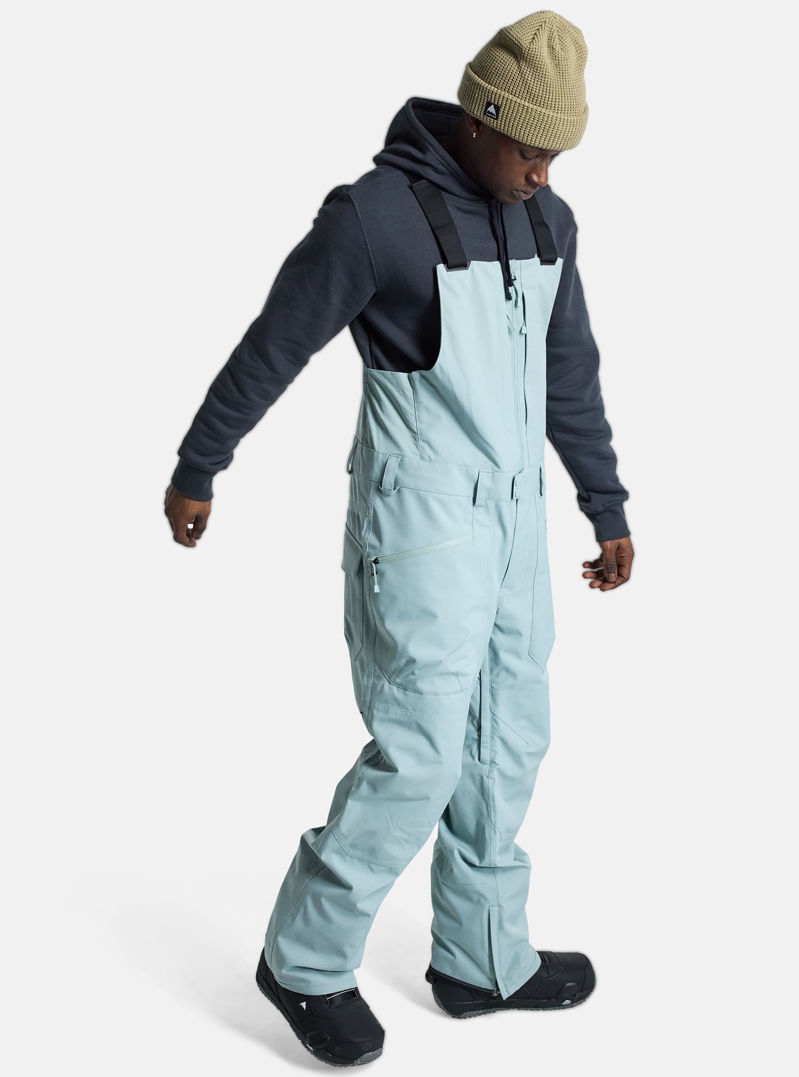 BURTON Reserve bib pants - Mens - Petrol Green