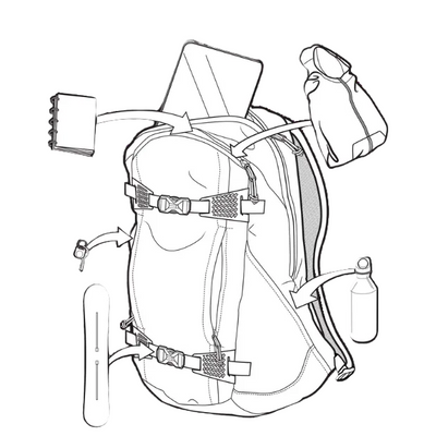 BURTON Day Hiker 22L Backpack - Gotham Gray