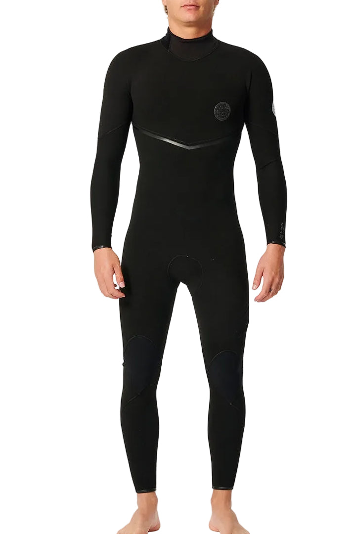 Rip Curl E-Bomb 43 BackZip Steamer Mens - Black